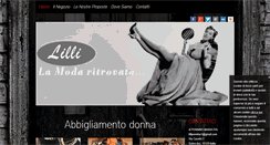 Desktop Screenshot of lillilamodaritrovata.com
