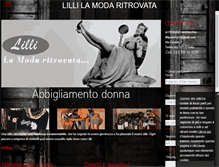 Tablet Screenshot of lillilamodaritrovata.com